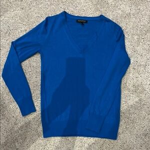Banana Republic Turquoise Blue V-Neck Sweater